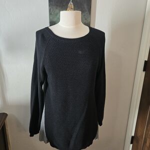 Classic Black Women's Crew Neck Sweater